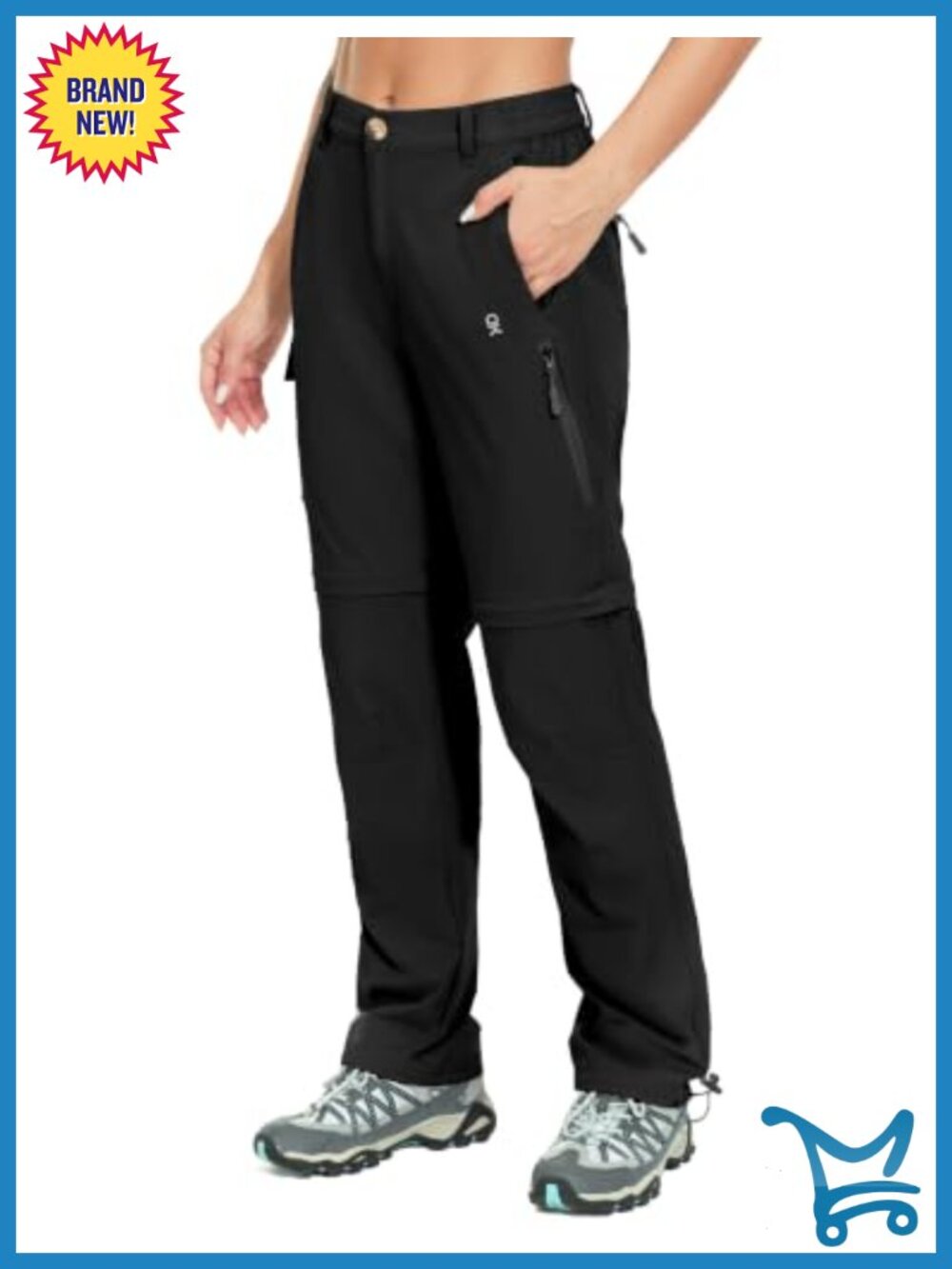 Quick Dry Convertible Zip Off Hiking Pants Stretch Nylon